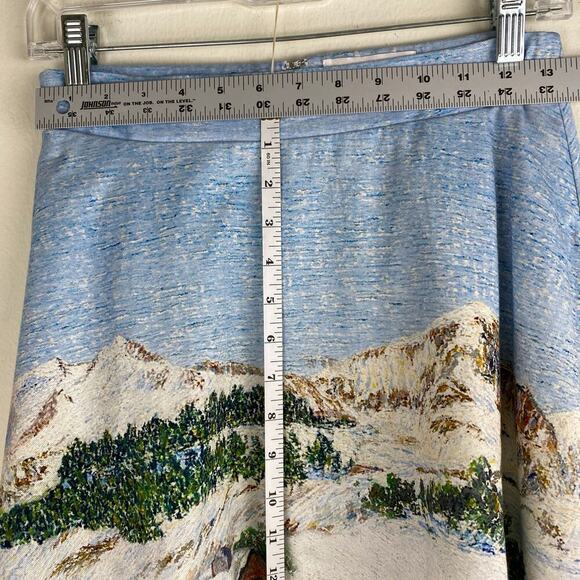 NWT Corey Lynn Calter Wonderland Midi Skirt Size XS Blue Anthropologie Preppy - Picture 15 of 16